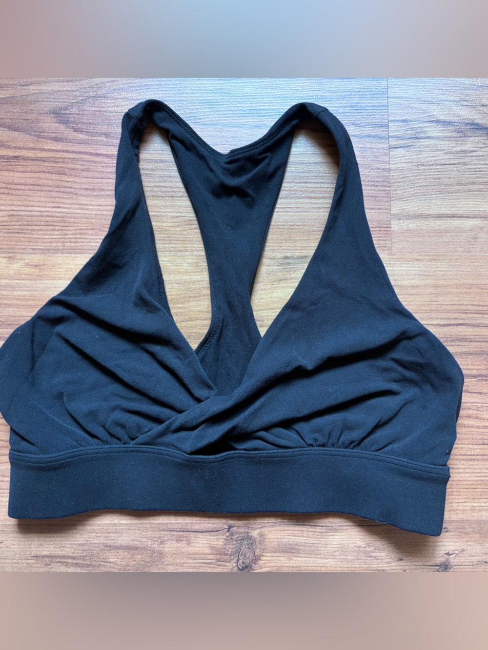 lululemon Black Twist Front Soft Yoga Bra - Sweet Awakenings